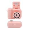 Schlüsselanhängerkamera, 1080P Mini-DV-Kamera mit Taschenlampe, 1,44-Zoll kleiner, kompakter, tragbarer Videorekorder, Reise-Camcorder für Studenten und Kinder (Rosa)