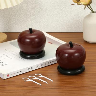 Cartoon Plastic Toothpick Barrel Apple Home High-end Toothpick Barrel Creative Floss Cotton Swab Box Toothpick Box Gift