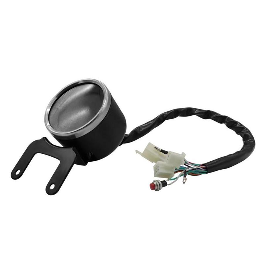 12V Universeller Motorrad LCD Digitaler Kilometerzähler Tacho Drehzahlmesser Messgerät
