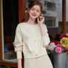 Elegant Sequin Knit Cardigan Shawl