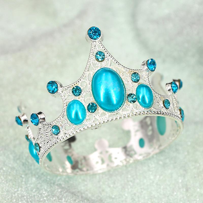 Blumen und Dekorationen Geburtstag Backen Krone Kinder runder Kreis Aufführung Fotostudio Krone Perlen Kopfschmuck