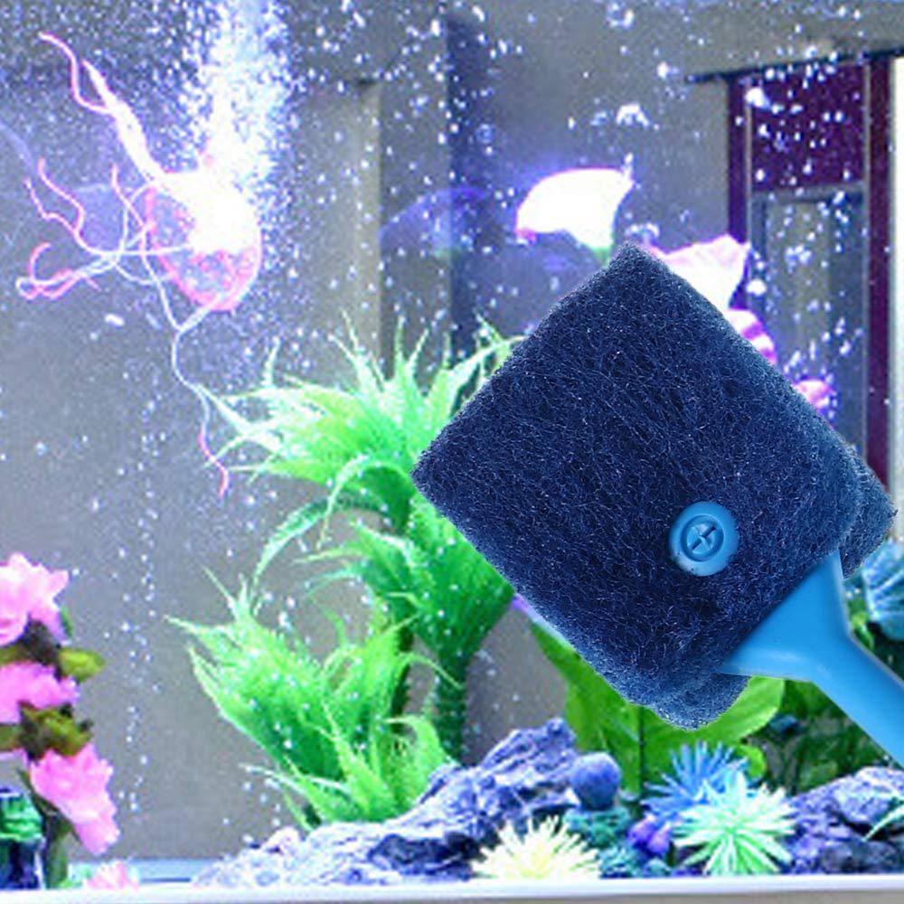 Tool Glass Cleaner Brush Aquarium Cleaning Brush Fish Tank Supplies Fish Tank Brush Algae Scraper