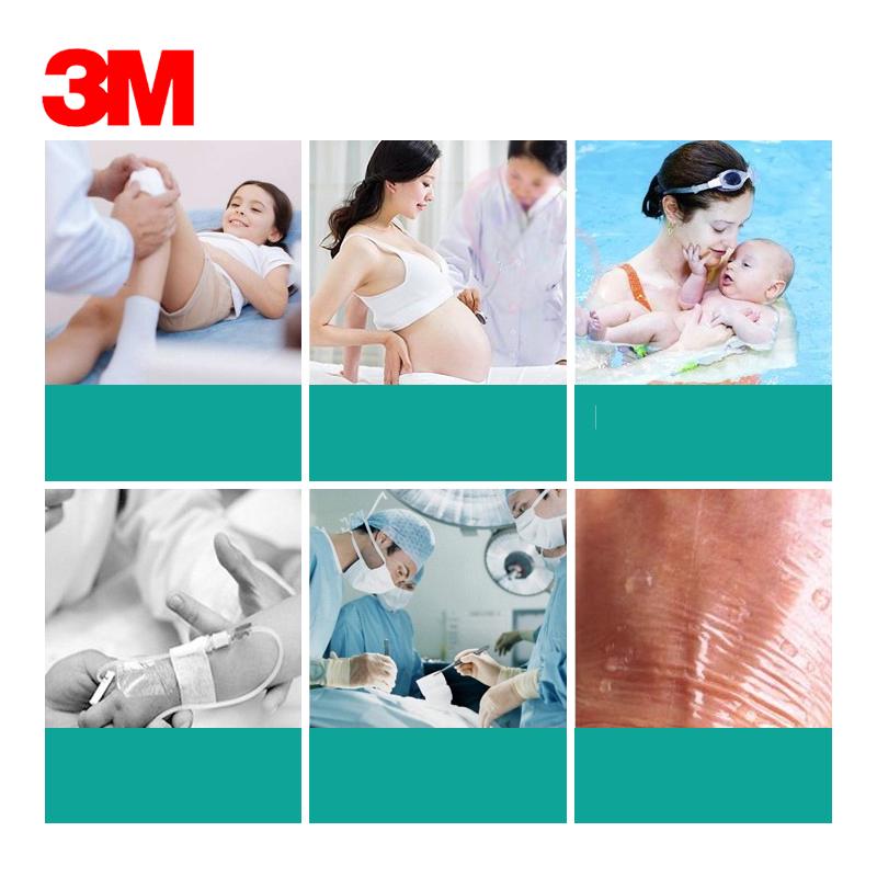 3M Tegaderm 1624W/1626W Průhledný filmový obvaz Pooperační lepicí náplasti Sprchový nebo IV štít Tetování 6x7/10x12cm