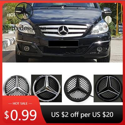 Hot Car Sticker For Mercedes Benz OE LED Emblem Light Car Front Grille Illuminated Logo Star Badge For Mercedes Benz B C GLK-Cla