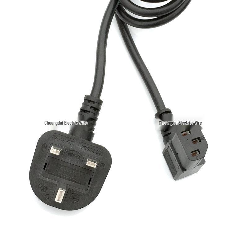 PSB Singapore MS589 Malaysia SS145 BS1363 UK Standard 3-Pin Clover & Figure-8 Tail Power Cord
