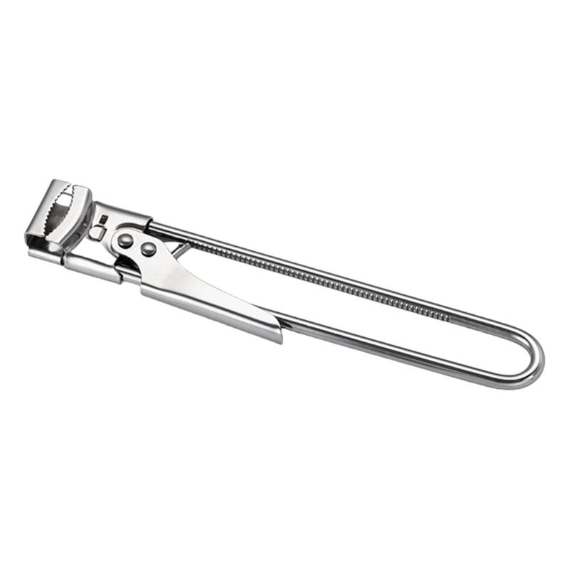 

Multifunctional Stainless Steels Bottle and Can Opener Tight Lid Remover with Comfortable Handle Easy Jar Grippers 1