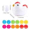 12 Matching Eggs In A Pullable Hen Toy Color And Shape Cognitive Puzzles Game Montessori Sensory Toy Kids Party Birthday Gift