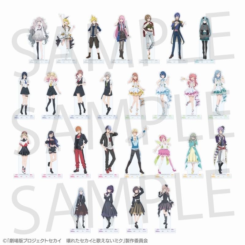 Official Merchandise: Broken World and Miku Who Can't Sing Acrylic Stand by Kanade Yoizaki from 25:00 Night Code