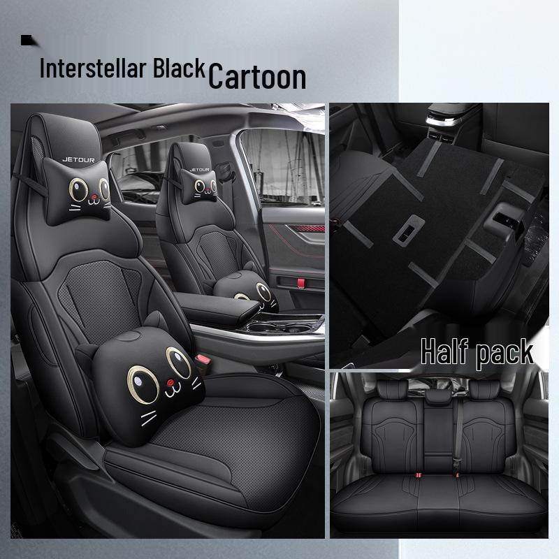 LTCS Jietu Dasheng Sporty Leather Car Seat Cushion - All Seasons Fit