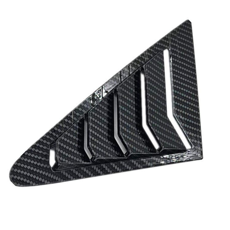 Nissan Tiida 05-10 Front Triangle Window Louvers - Mustang Style Exterior Modification