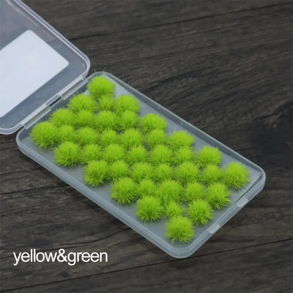 Irregular Grass Tufts Artificial Flower Cluster Simulation Wargaming Scenery Sand Table Layout DIY Accessories Modeling Material