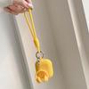 Solid Color Soft Case for Apple Airpods 1 2 3 4 Pro 2 3 Wireless Earphone Cover Wrist Strap Cute Headphone Pendant Charging Box