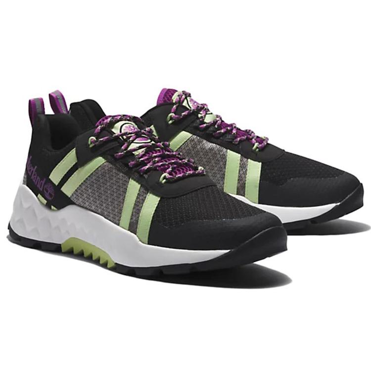 Timberland Solar Wave Abrasion Resistant Abrasion Resistant Low Top Casual Shoes Men's Black Gray Purple A2KQ1015