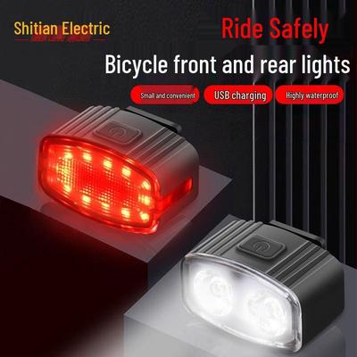 Super Bright Rainproof Front & Tail Bicycle Lights - High Visibility Night Cycling Accessories