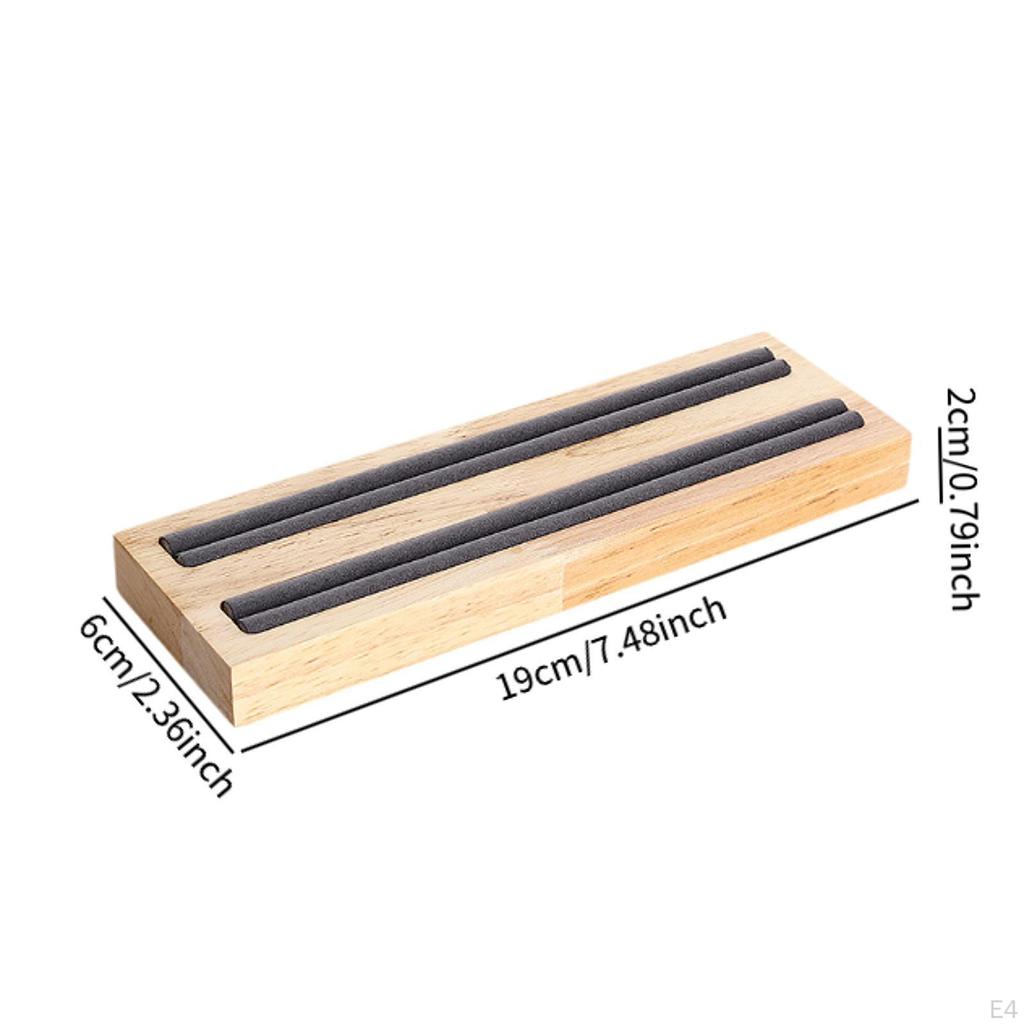 Ring Display Holder Earrings Organizer Jewelry Stand Tray for Dresser Home Desk