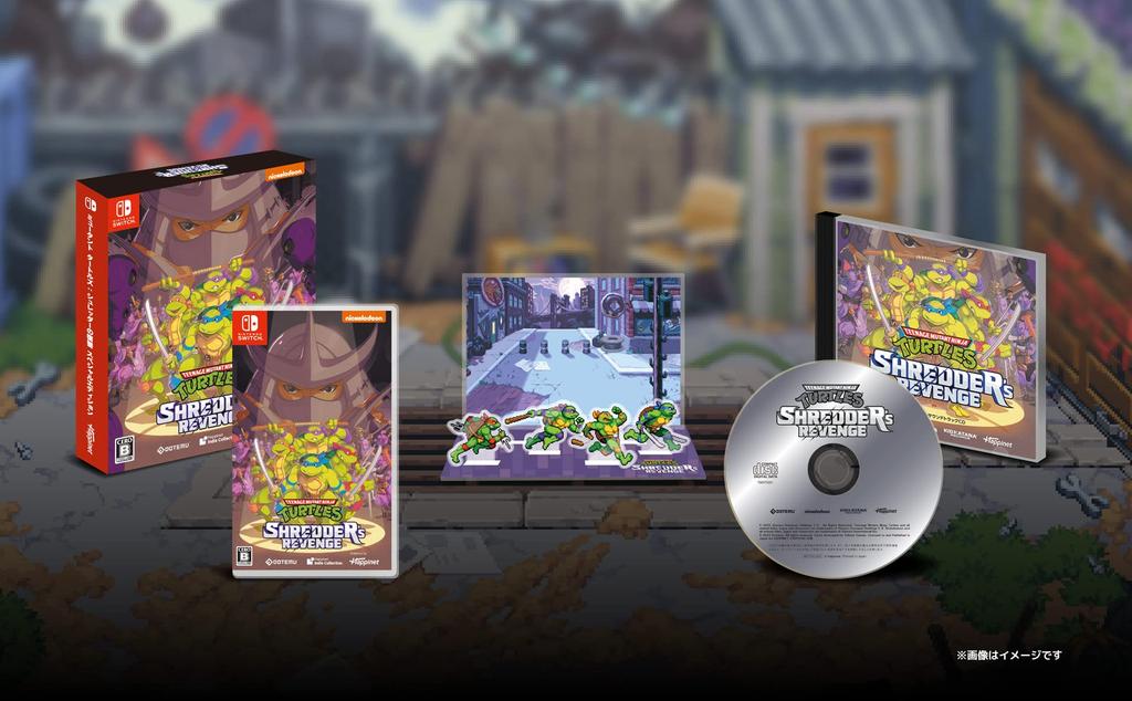 Teenage Mutant Ninja Revenge Special Edition Switch Original Soundtrack Acrylic Diorama Stand Included Turtles Shredder's - [Permanent Bonus] CD,