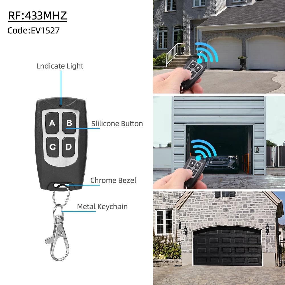 Universal Wireless Remote Control Switch DC 12V 4CH Relay Receiver Module With 4 Channel RF 433 Mhz Transmitter Electronic Lock