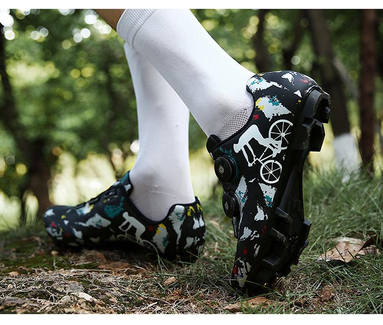 Unisex Summer Cycling Shoes with Hard Sole for Mountain and Road Biking