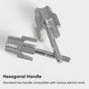 Universal Water Pipe Electric Drill 4/6 Points Pvc Water Pipe Internal Thread Opener