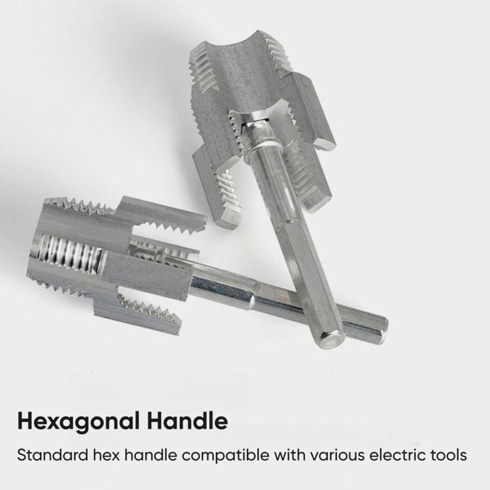 Universal Water Pipe Electric Drill 4/6 Points Pvc Water Pipe Internal Thread Opener
