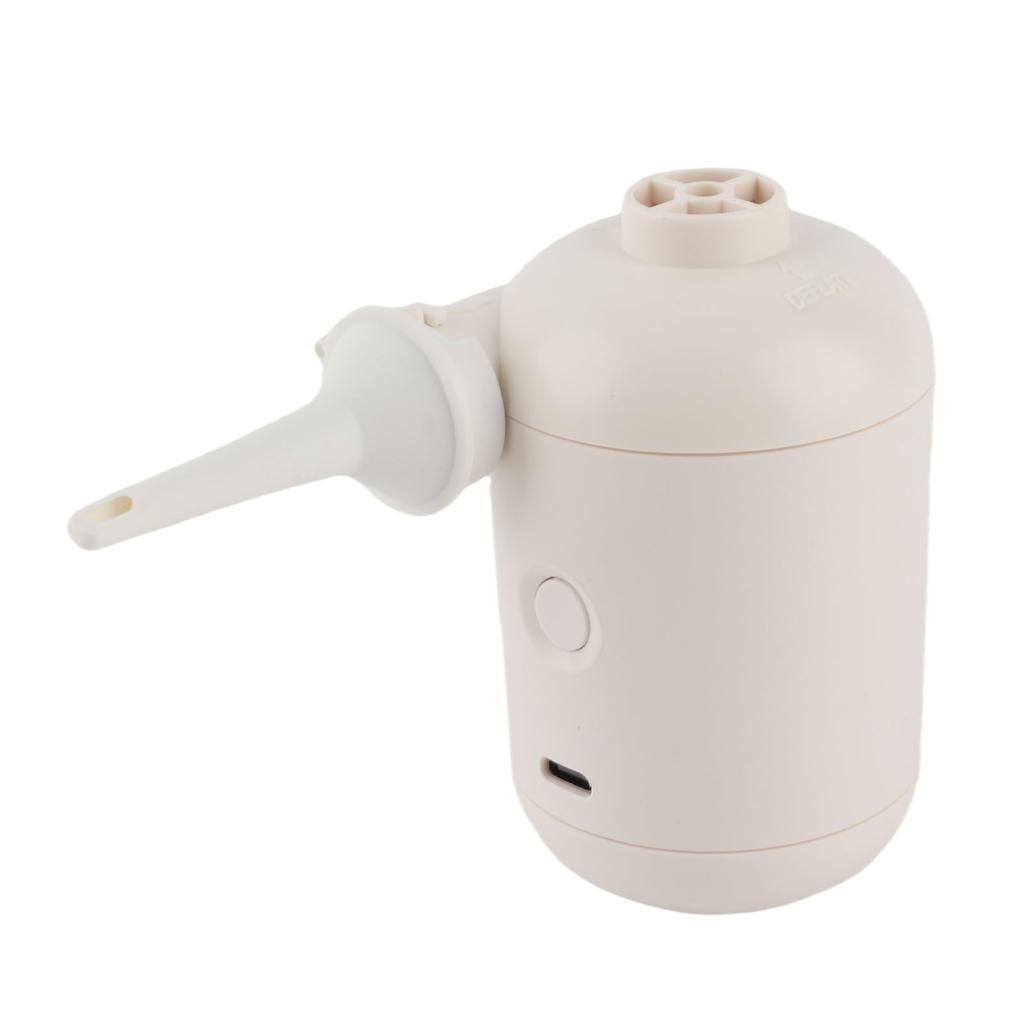 Tiny Pump Fast Inflation Pumping Portable Mini Electric Air Pump with 4 Nozzles For Storage Bags Rubber Boats Swimming