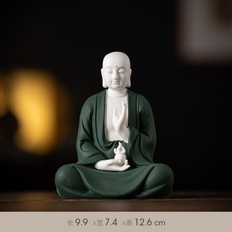 

Статуя Будди Шак ямуні трьох мудреців Шави, Гуаньїнь, тибетський король, вітальня, фойє, керамічна експозиція ручної роботи