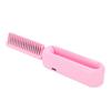 Foldable Hair Straightener Brush 9 Adjustable Temperature Settings Cordless Portable Rechargeable Straightening Brush