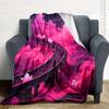 1pc Ghost Ladder Style Blanket, Lightweight Flannel Throw Blanket for Sofa, Bed, Travel, Camping, Living Room, Office, Couch, Chair, and Bed