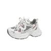 Thick Soled Fashionable Sports Shoes, Women'S  New Sneakers Height Increasing, Lightweight, Eye-Catching Walking Shoes