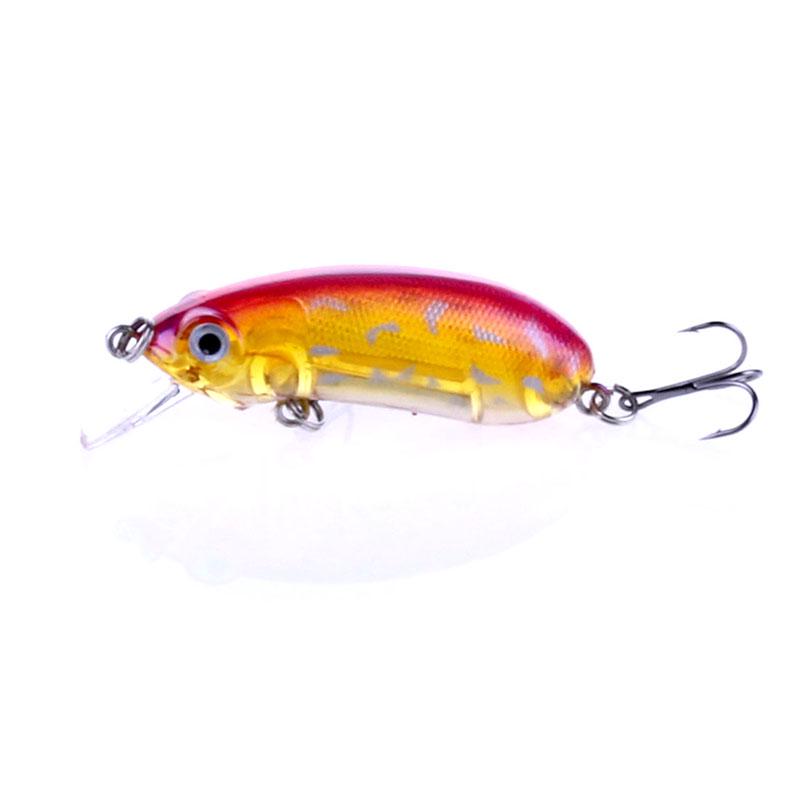 HENGJIA 1Pc Fishing Lure Minnow Floating Bait Plastic Bass Lure Hard Wobbler Fishing Gear