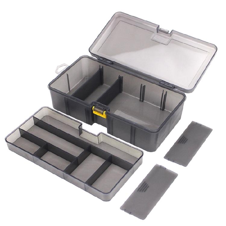 Double Layer Waterproof Fishing Box Container Fishing Lures Box Hook Case, Compartments Fishing Tackle Box Organizers