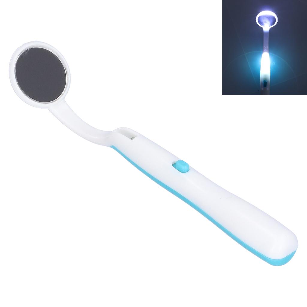 AntiFog Plastic Dental Mirror Teeth Inspection LED Light Mirror Dentist Oral Care Mirror