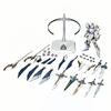 Knights The Round Table Percival Tristan Achilles Lancelot Model Kit Collectible Action Figure Dual Armor Modes SNAA of with Poseable Articulated