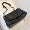 Borse da pendolare da donna alla moda Borsa a tracolla a catena di nicchia Borsa a spalla da donna Borsa a mano di grande capacità a croce Quadrata in PU
