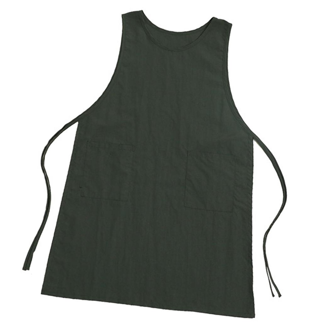 Extra Lange Wasserabweisende Schürze zum Kochen, Backen und Basteln, Verstellbare Bänder, Leichter Polyesterstoff, Vollständiger Schutz