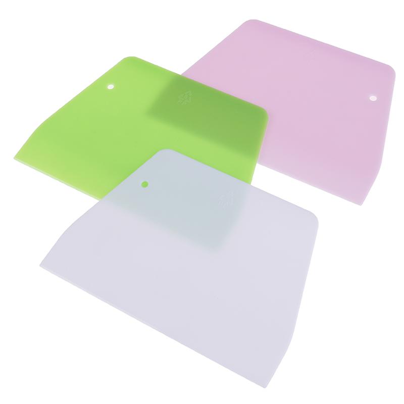 1Pc Trapezoid Cream Cake Scraper Dough Cutter Cake Spatula Pastry Bakery Tools