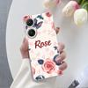 Per Custodia Asus Zenfone 9 10 Custodia Lussuosa Per Asus Zenfone 10 Marmo Fiore di Farfalla Cover Protettiva Trasparente in Silicone Morbido