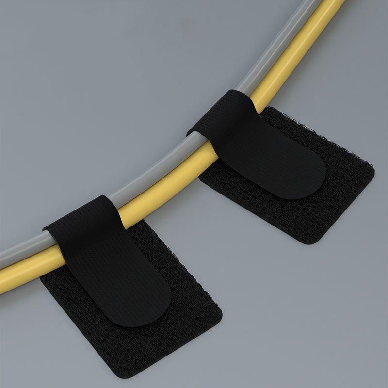 10/100pcs Reusable Cable Ties Fastening Wire Organizer Mouse Earphones Wire Management Wiring Straps Tie Desk Management