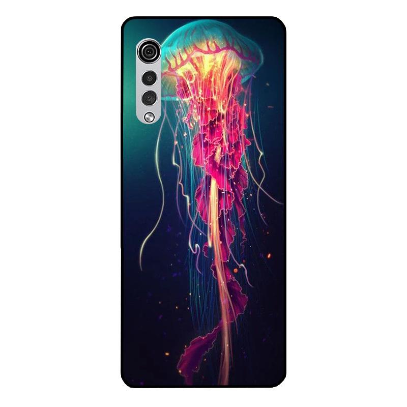 Para Capa LG Velvet Mármore Silicone Macio Capa Traseira para Celular LG Velvet 5G UW Para Capas LG Velvet 2 Pro / Velvet2 Pro Coque