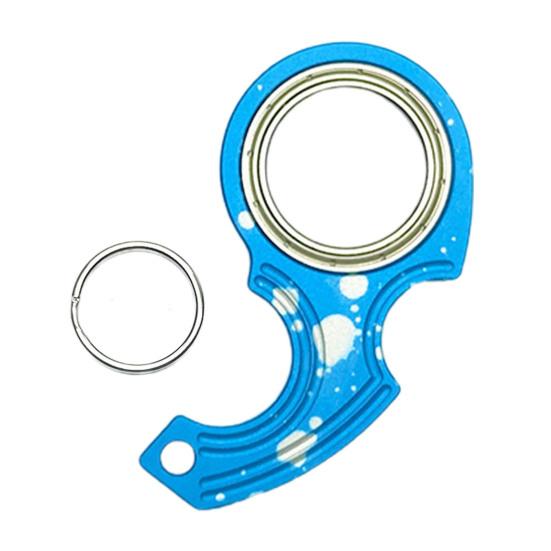 Metal Spinner Fidget Toy Stress Anxiety Relief Finger Flexibility Training Decompression Fingertip Spinning Top Toy Kids Teens Adults Birthday Gift