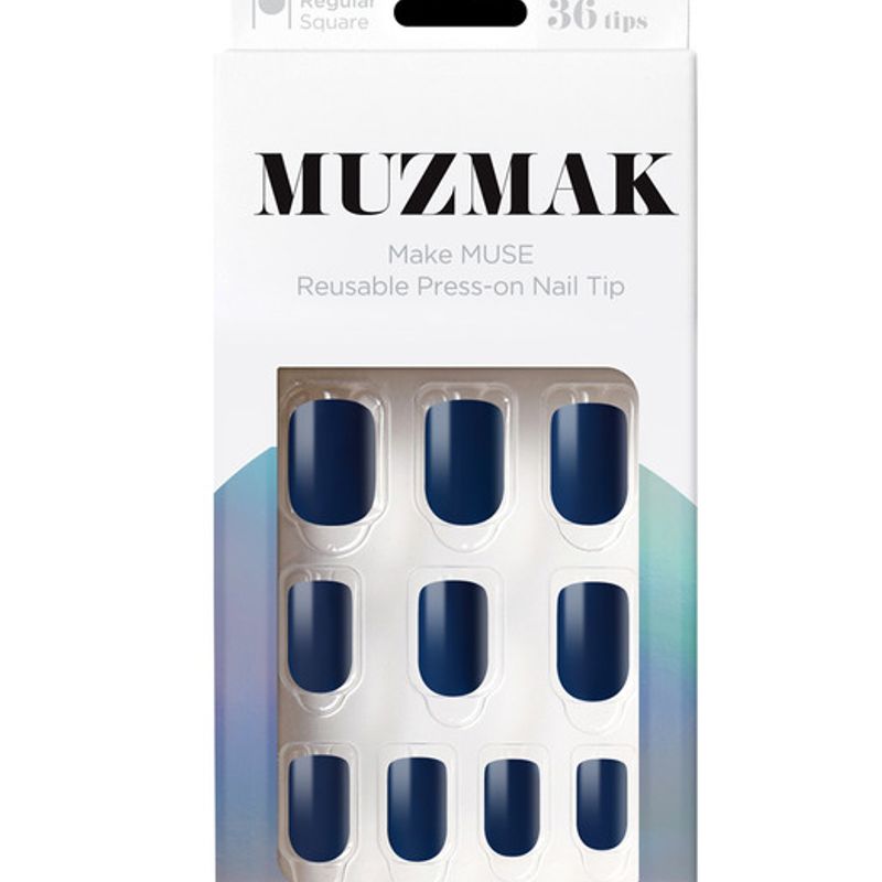 Reusable Nail Tips Classic Navy (Regular Square)