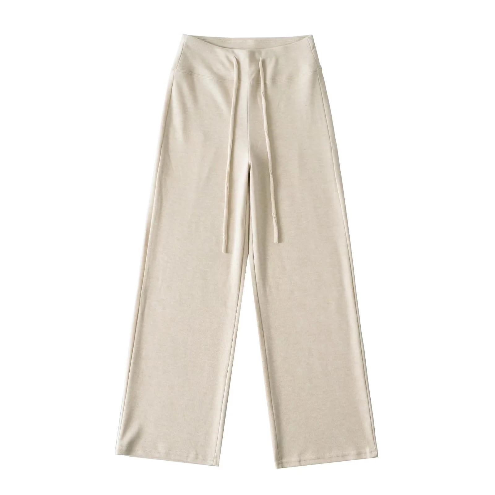 

Women s Spicy Style High-Waist Wide-Leg Casual Pants Medium
