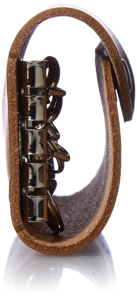 Smartschlüsselhülle aus Rohleder, Hergestellt in Japan, Handgefertigt, braun (Hellbraun)