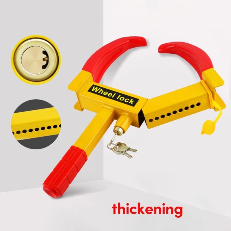 Industrial Grade Anti Theft Car Wheel Lock Clamp Boot Tire Trailer Auto Car Truck Towing Vehicle Accessories