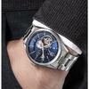 [Orient Star] Automatic Watch Modern Skeleton Mechanical Japan Domestic Warranty 2 Years Open Heart RK-AV0004L Men's Navy Navy/Metal Band