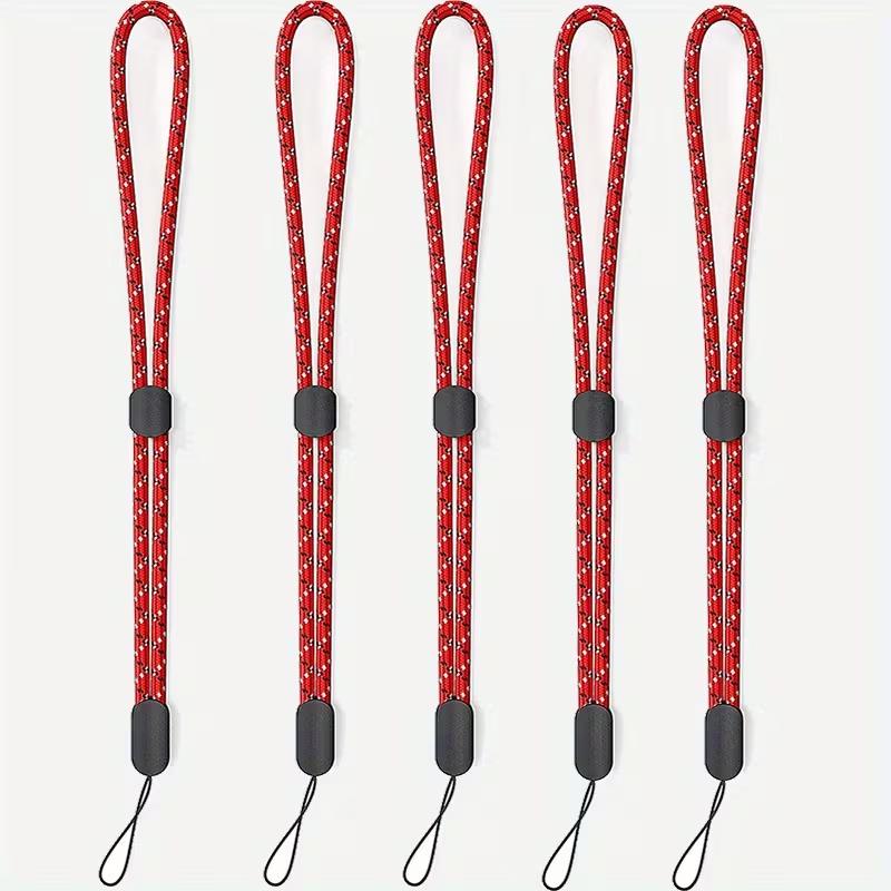 headphone cover lanyard lanyard portable power bank wrist cord short 5-pack anti loss mobile phone lanyard jacquard rope lanyard adjustable  Unique