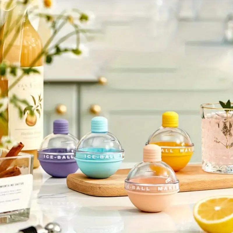 1ks nová zmrzlá forma na ledové koule, forma na whisky, kulatá forma na ledové kostky, žárovka, forma na led, potravinářský silikonový podnos na led, kreativní domácí artefakt z ledové koule