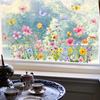 Floral Window Clings Window Decals Easy Damp-apply Installation