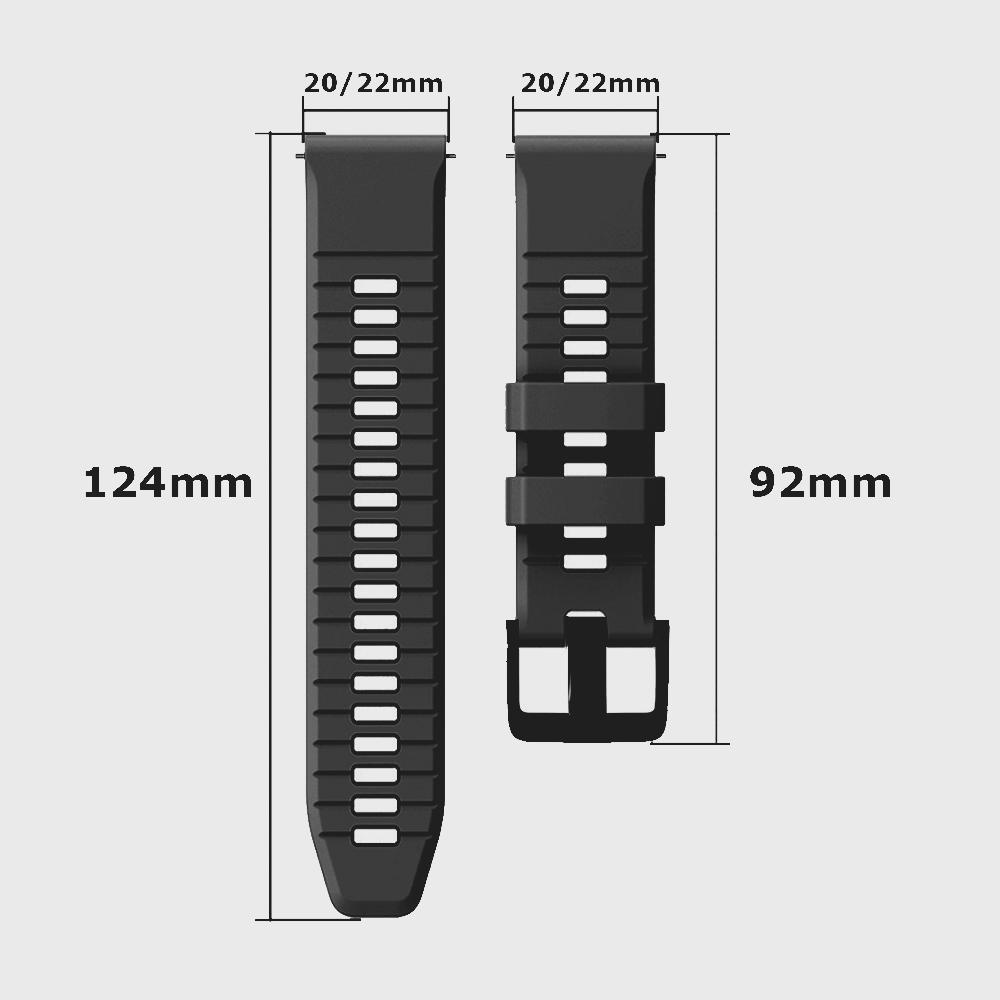 Sport Silicone Strap For TicWatch Pro 3 Ultra Band For E3 E2 S2 Pro X GTW 2021 Bracelet Smartwatch 20mm 22mm Soft Loop Watchband
