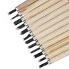 6/8/12PCS Wooden Carving Knife Manganese Steel Woodworking Engraving Tools Wood Carving Rubber-stamps Handmade Chiseling Kit ZYF